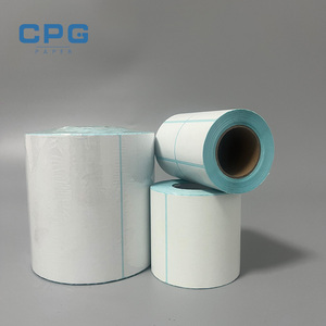 Etiqueta de Código de Barras Térmica Directa de Alta Calidad 50x30mm 40x20mm Papel de Etiqueta Térmica de Alta Sensibilidad para Impresión de Códigos de Barras Claros - Product Image 1