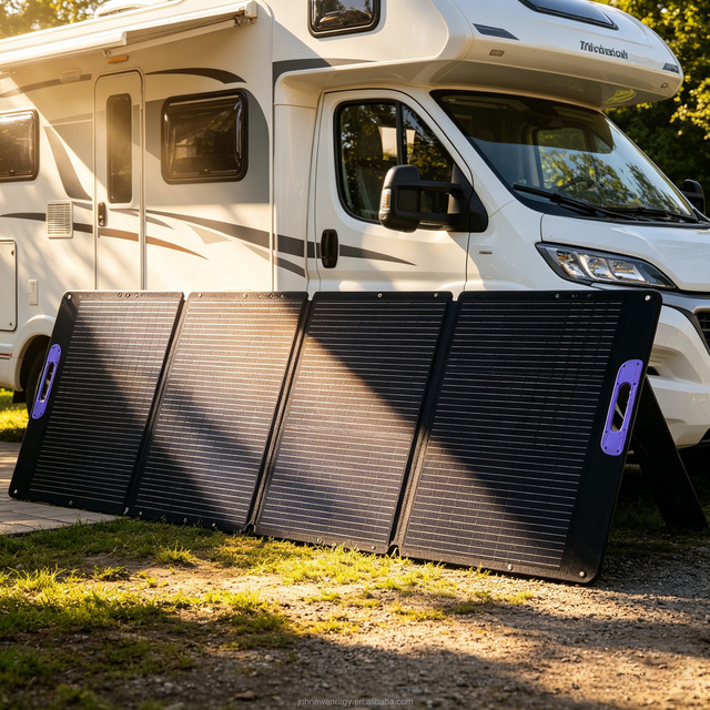 Wholesale Price IP67 Waterproof 4 Folds 100 Watts Foldable Solar Panel Fast Charger with USB MC4 Outdoor Camping Solar Panel