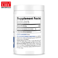 Créatine Monohydrate Premium : Complément Protéiné 5000mg 250g pour le Soutien Musculaire – Poudre de Créatine Monohydrate