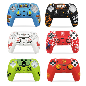 Ốp bảo vệ tay cầm chơi game <span class=keywords><strong>Playstation</strong></span> 5 PS5 Dualsense bằng silicon in nhiệt laser, chất liệu lụa nhiệt - Product Image 1