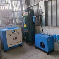 Compresseur d'air à vis rotatif silencieux 600L 7,5KW Industriel 10HP 20HP 30HP 8Bar Sécheur Réservoir Portable Compresseur à vis lubrifié