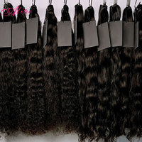 Rambut Manusia India Burma Keriting Mentah Tanpa Proses, Kutikula Tertata Rapi, Grosir, Rambut India Mentah Bergelombang Alami