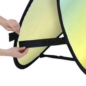 High Quality Outdoor Advertising Display Double Sided Printed Mobile Promotion Round Square Pop up a <b>Frame</b> Banner - Product Image 3