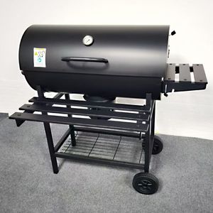 Parrilla de gas y carbón para jardín, sin humo, comercial, de acero inoxidable con recubrimiento en polvo. - Product Image 2