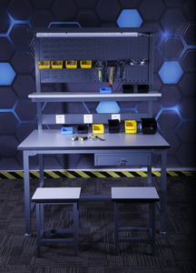 Laboratorio comercial Atelier Mesa de inspección de metal Banco de trabajo de melamina Nueva condición Taller de reparación de teléfonos móviles eléctricos - Product Image 3