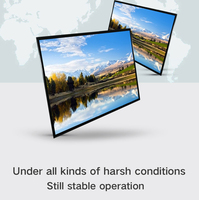 Moniteur industriel personnalisé 4K 55 pouces IPS IP68 étanche VGA HDMI DVI Interface tablette Mini moniteur à écran tactile résistif