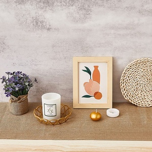 Tovaglietta da Tavolo in Stile Pastorale Retrò, Tessuto in Lino e Iuta Intrecciato, Tappetini e Sottopiatti Riutilizzabili, Decorazioni per la Casa all'Ingrosso - Product Image 3