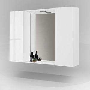 Miroir de 80 cm avec éclairage LED blanc brillant - Product Image 1