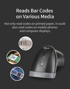 2D CMOS QR code Reader gồ ghề cho <span class=keywords><strong>Bluetooth</strong></span> không dây máy quét mã vạch giao diện USB cho cửa hàng sử dụng trong kho - Product Image 3