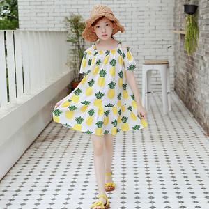 ชุดเดรสเด็กสไตล์ใหม่ทันสมัย ผ้าฝ้ายแต่งระบาย ดีไซน์ล่าสุด ตัดเย็บโดยตรงจากซัพพลายเออร์จีน - Product Image 2