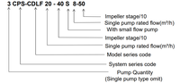 Ensemble de pompes verticales multi-étages en acier inoxydable pour l'irrigation par aspersion, haute pression, contrôle entièrement automatique, deux unités, 2 pouces