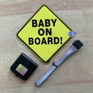 Nouveaux autocollants lumineux pour voiture « Bébé à bord », autocollants <span class=keywords><strong>LED</strong></span> pour vitres, décalcomanies numériques <span class=keywords><strong>EL</strong></span> à <span class=keywords><strong>vision</strong></span> unidirectionnelle pour décoration intérieure - Product Image 2