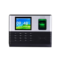 Wifi RFID 2,8 pulgadas Biométrico de huellas dactilares Tiempo DE ASISTENCIA TCP/IP USB Oficina Check-In Sistema Real Reloj de tiempo Software gratuito