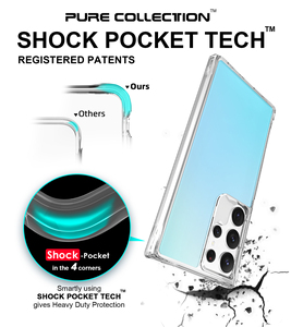 Funda de teléfono de PC dura híbrida de TPU suave ultrafina para Samsung Galaxy S24 Ultra <span class=keywords><strong>S23</strong></span> S22 Plus S21 FE funda trasera de teléfono galvanizada - Product Image 2