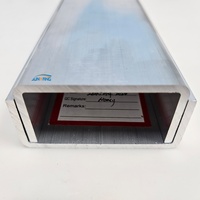 JunYang Aluminium 6061 6063 T5 T6 Profilé en U en forme de U industriel en aluminium Tubes carrés coupant des profilés en aluminium extrudé