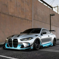 WRAPMASTER 1.52*18m PET Tech Silver Blue Silver Gloss Auto Vinyl Wrap Vehicle Wraps