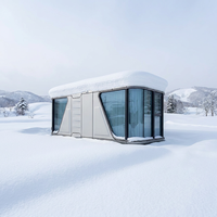 Hôtel-capsule moderne en aluminium imperméable exporté vers la Russie