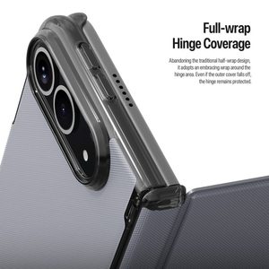 Funda de Piel de Lujo para iPhone 18 Fold con Protección de Bisagra y Ranuras para Tarjetas, Resistente a Impactos, para iPhone Duo Ultra - Product Image 4