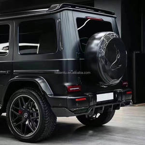 Kit de Conversión de Difusor Trasero de Fibra de Carbono Seca para Mercedes-Benz Clase G G63 W464 G350 - Product Image 3