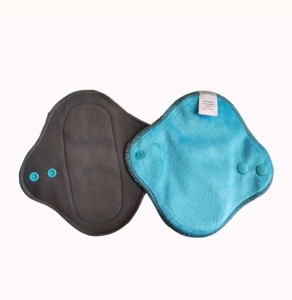 THX Serviettes hygiéniques lavables <span class=keywords><strong>pas</strong></span> chères en tissu antidérapant, protège-slips réutilisables en tissu minky imperméable, doux et respirant - Product Image 2