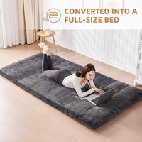 Colchón Plegable Gigante de 90"x 47" para Sala de Estar, Antideslizante, Tipo Puff, Sofá de Piso, Tatami, Futón
