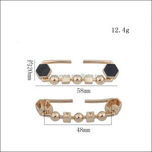Women's High <strong>Heels</strong> Shoe <strong>Hooks</strong> with Zinc Alloy Metal Decorative Buckle Accessory for Shoe Styling - Product Image 6