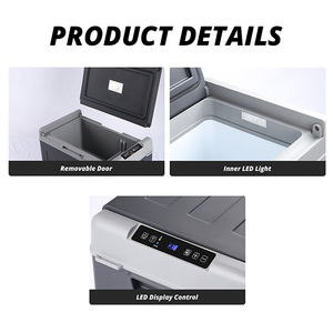 Réfrigérateur refroidisseur Portable 12V/24V pour voiture camping-car bateau Camping Truck-36L Scamp congélateur compresseur en plastique - Product Image 5