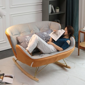 Fauteuil de salon rembourré biomorphe en forme de <span class=keywords><strong>cygne</strong></span>, motif pied-de-poule, pour un espace de vie sélectionné - Product Image 3