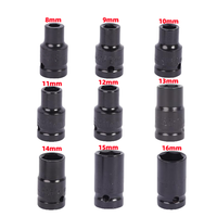Soket Hex baja vanadium krom hitam 1/2 inci kualitas tinggi dengan harga murah
