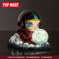 Lampe d'ambiance lunaire POP MART MEGA SPACE MOLLY Hello Moon authentique, veilleuse LED mignonne, objet de collection, cadeau pour les fans
