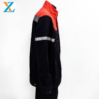 Veste cargo 2 en 1 avec fermeture éclair, doublure en polaire, bandes réfléchissantes, vêtements de travail industriels, uniforme d'usine