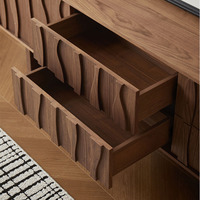 Meuble TV vintage en bois massif de style français pour salon, meuble TV pour la maison, meuble de rangement, meuble TV de style américain