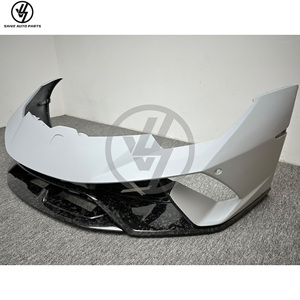 Pare-chocs avant en fibre de carbone semi-forgée style Performante pour Lamborghini Huracan LP580 LP610 2014-2018, nouveau tissage sergé brillant, reproduction fidèle 1:1 - Product Image 3