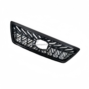 03-09 GX470 수정 그릴 GX 액세서리 광택 UZJ120 블랙 앞 범퍼 그릴 바디 부품 렉서스 GX470 바디 키트 2003-2009 - Product Image 1