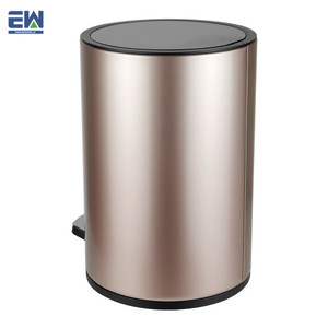 EW ménage Souper fournisseur sélectionné de qualité supérieure <span class=keywords><strong>poubelle</strong></span> en acier avec poignée durable PP seau bureau <span class=keywords><strong>Poubelle</strong></span> - Product Image 1