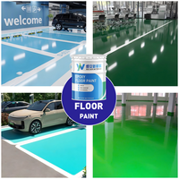 Peinture époxy auto-nivelante pour sols, revêtement de sol, peinture époxy effet marbre pour sols en ciment