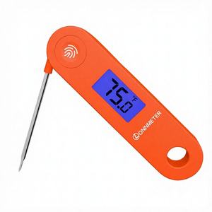 Termômetro Digital de Cozinha em Aço Inoxidável IP68 à Prova d'Água para Famílias, Rotação Automática de 180° para Sopa, Mingau e Assados - Product Image 2