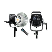 Projecteur LED professionnel 100W, flash stroboscopique 5600K, lampe COB pour photographie avec télécommande pour studio vidéo