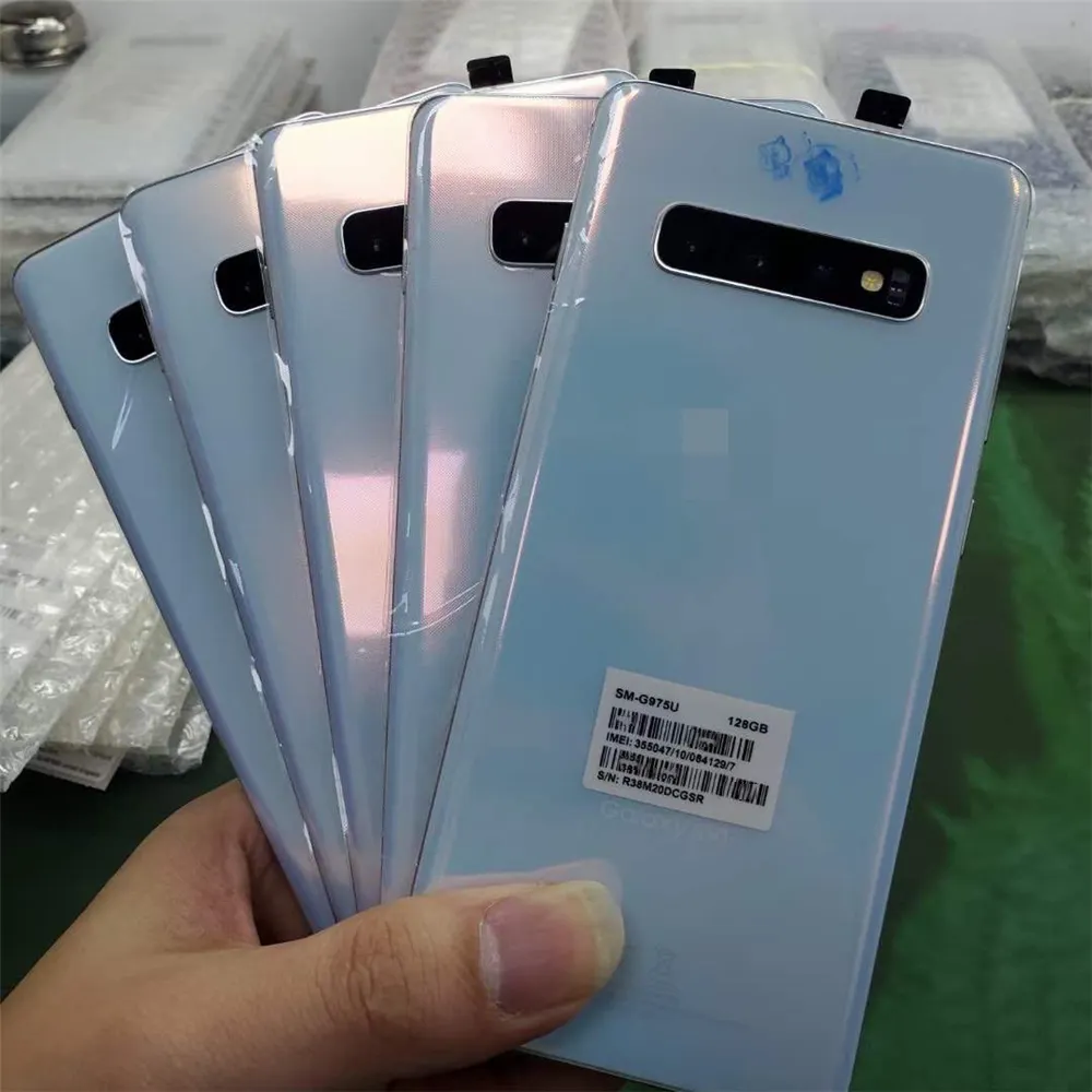 Ponsel asli tidak terkunci 99% baru ponsel yang digunakan S10 128G/512G grosir ponsel kedua untuk Samsung Galaxy S10