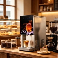 Distributeur automatique de glace de qualité supérieure en acier inoxydable de qualité alimentaire pour usage commercial, installation sur comptoir