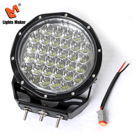 Luz LED Redonda Universal de 7 Pulgadas, 9000LM, Iluminación Auxiliar Todoterreno para Parachoques y Techo de SUV, LML-7128B