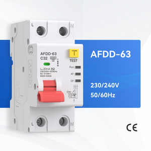 Новый дизайн 32A/40A/63A AFDD 2P 63A RCBO 16-ампер Автоматический выключатель Mcb устройства обнаружения дуговых неисправностей - Product Image 1