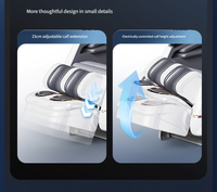 VCT - Vente flash - Chaise de massage électrique à prix avantageux pour la maison - Fonction de chauffage - Chaise de massage 3D avec airbag pour tout le corps - Chaise de massage à gravité zéro
