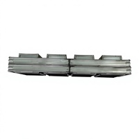 Moule à pain Pullman commercial empilable à 4 compartiments, avec support latéral élargi, en acier aluminisé antiadhésif, compatible four