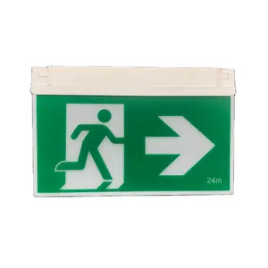 SAA Standard Rechargeable Running Man Exit Sign Box Light LED Emergency Exit Sign