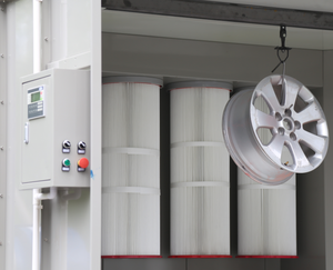 Nouvelles machines électrostatiques manuelles de cabine de revêtement en poudre avec <span class=keywords><strong>pistolet</strong></span> de pulvérisation pour l'industrie de la construction de substrats métalliques de <span class=keywords><strong>peinture</strong></span> de <span class=keywords><strong>jante</strong></span> de voiture - Product Image 5