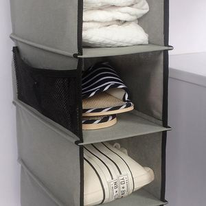 <b>Wall</b>-Mounted 10-Layer Non-Woven <b>Storage</b> Bag Hanging Closet Shoe Organizer for Shoes <b>Storage</b> - Product Image 4