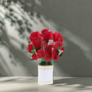 Flor de cerezo hecha a mano corazón reciclado flor Pop tarjetas mejor opción regalo del Día DE LA MADRE tarjetas de felicitación mensaje de amor personalizable - Product Image 5