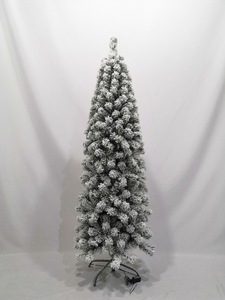 <span class=keywords><strong>Sapin</strong></span> de Noël artificiel amincissant pré-éclairé, effet neige, <span class=keywords><strong>LED</strong></span> blanc chaud, pour coin d'appartement et vitrine de magasin - Product Image 5