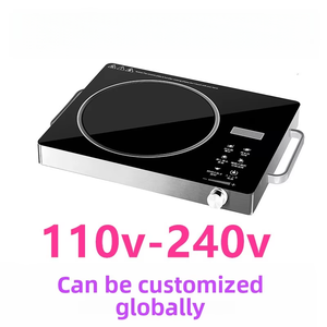 Fornello Elettrico in Ceramica 110V-220V 3500W con Doppio Controllo Timer Compatibile con Tutti i Pentole, Piano Cottura a Infrarossi per Cucina - Product Image 2